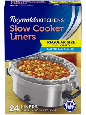 Reynolds Kitchens Slow Cooker Liners, Regular Size 24 ct.