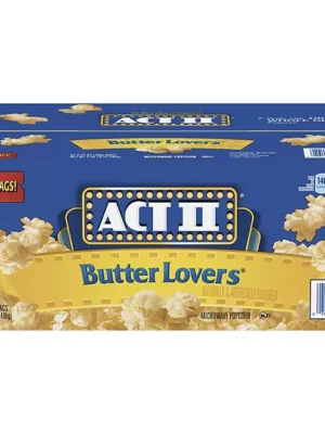 ACT II Butter Lovers Microwave Popcorn, 2.75 oz., 32 pk.