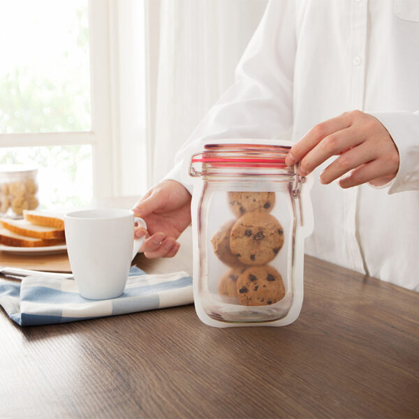 Ziplock Bag Food Preservation Bag Baking Biscuits Snacks Candy Food Storage Bag