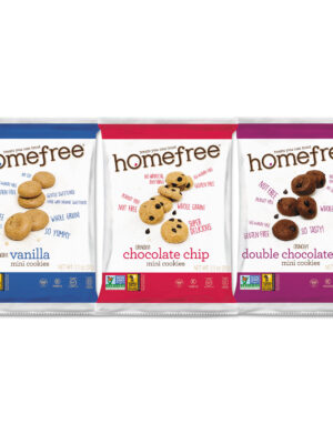 Gluten Free Mini Cookies Variety Pack, 1.1 oz/0.95 oz/1.1 oz Packs, 30/Carton