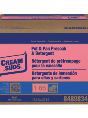 Manual Pot and Pan Presoak and Detergent without Phosphate, Baby Powder Scent, Powder, 25 lb Box