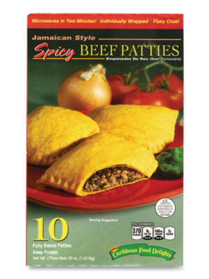 Jamacian Style Spicy Beef Empanadas, 5 oz, 10/Carton