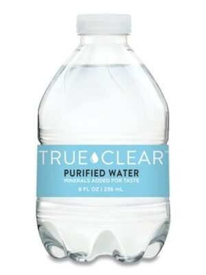 Purified Bottled Water, 8 oz Bottle, 24 Bottles/Carton