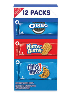 Variety Pack Cookies, Assorted, 20 oz Box, 12 Packs/Box
