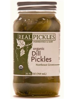 Real Pickles Organic Dill Pickles 26 Fl Oz