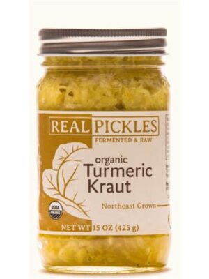 Real Pickles Organic Fermented Turmeric Kraut 15 Oz